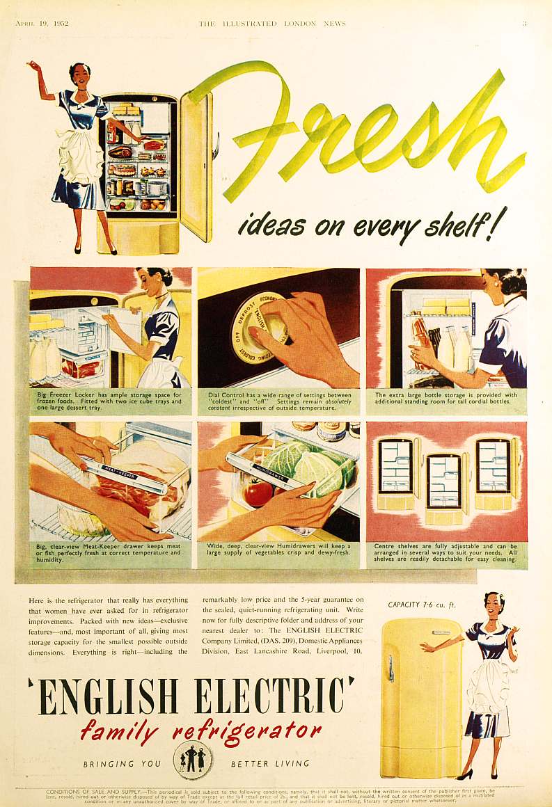 english electric fridge